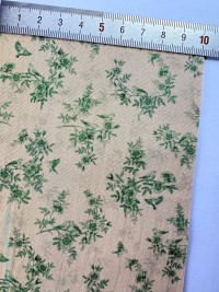 Бежевый 15 Toile de jouy птицы зеленый