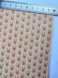 Бежевый 16 Зайка в веночке