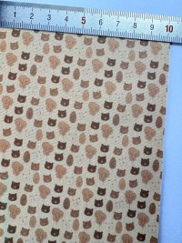 Бежевый 18 Примитив мишки в лесу