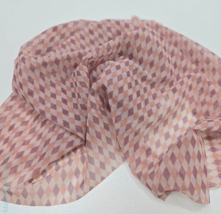 сетка "Ромбы пастельные"  04