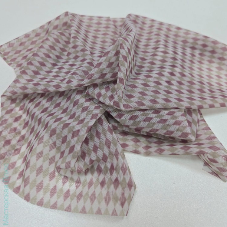 сетка "Ромбы пастельные"  05