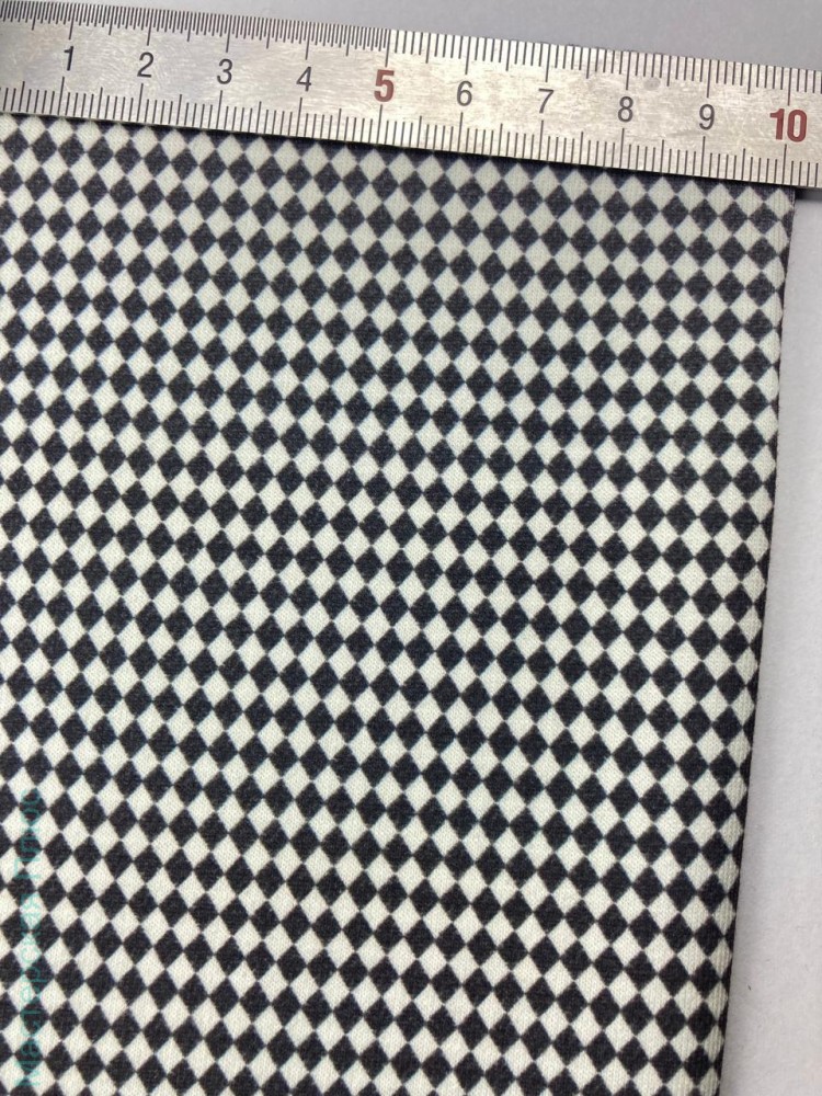 Ромб ч/б мелкий