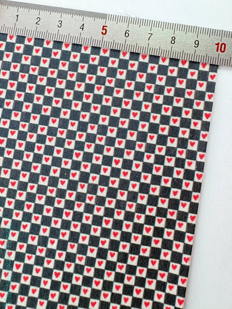 Сердечки в клеточку 2
